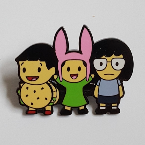 Bob's Burgers Jewelry - 🐢2/$15 Bob's Burgers Belcher Siblings Enamel Pin